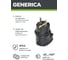Вилка с боковым вводом GENERICA 16а ip44 черная EVK21-016-01-44-K02-G 3