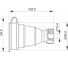 Переносная розетка GENERICA с защитной крышкой 16а ip44 черная ERK20-016-01-44-K02-G 2