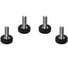 Ножки Wize Pro W12U-FEET для напольной установки рэковых шкафов W12UR и W12U45R, комплект из 4 шт 136847 1
