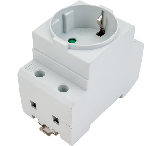 Розетка на DIN-рейку ЭРА PRO MRD1016E 16А, с заземлением Б0057482