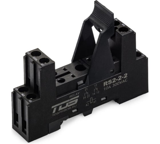 Колодка для реле TDS Rs2-2-2 серии RL2 и RL-3 7A 300VAC 10 шт TDS52337