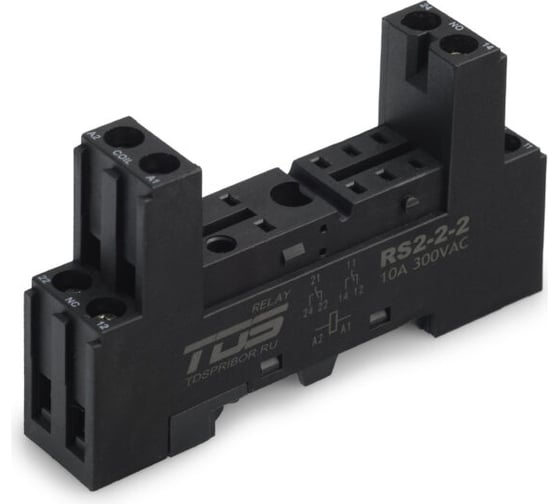 Колодка для реле TDS Rs2-2-2 серии RL2 и RL-3 7A 300VAC 10 шт TDS52337