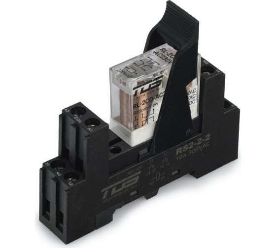 Колодка для реле TDS Rs2-2-2 серии RL2 и RL-3 7A 300VAC 10 шт TDS52337