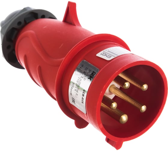 Переносная вилка IEK MAGNUM ССИ-025 32А 3Р+РЕ+N 380В IP44 PSN02-032-5 4561940