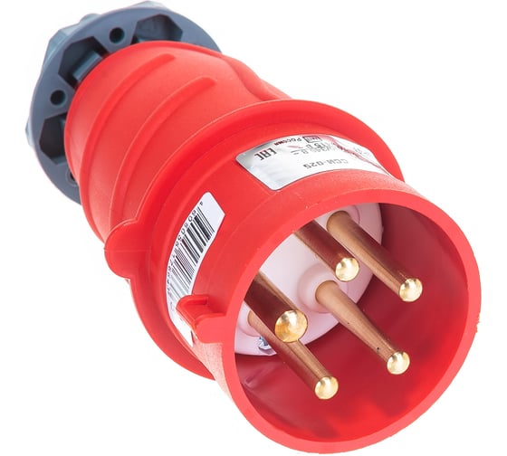 Переносная вилка IEK MAGNUM ССИ-025 32А 3Р+РЕ+N 380В IP44 PSN02-032-5 4561940