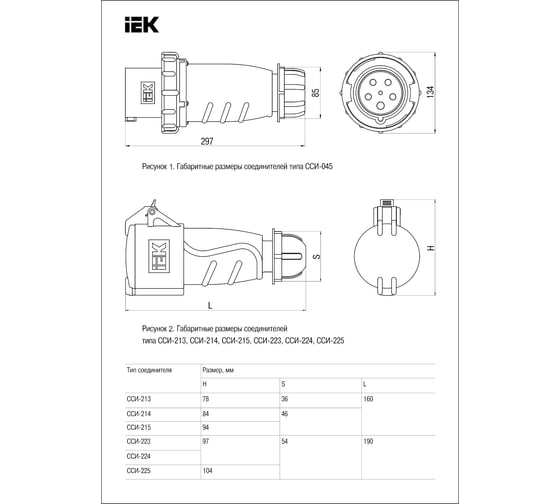 Переносная розетка IEK MAGNUM ССИ-224 32A 3Р+РЕ 380В PSN22-032-4 8562481