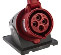 Стационарная розетка IEK MAGNUM ССИ-114 16А 3Р+РЕ 380В IP44 PSN12-016-4 6905759