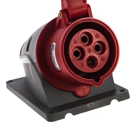 Стационарная розетка IEK MAGNUM ССИ-114 16А 3Р+РЕ 380В IP44 PSN12-016-4 6905759