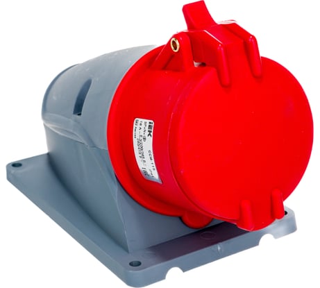 Стационарная розетка IEK MAGNUM ССИ-115 16А 3Р+РЕ+N 380В IP44 PSN12-016-5 1852631