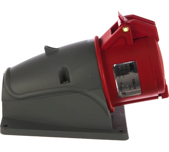 Стационарная розетка IEK MAGNUM ССИ-124 32А 3Р+РЕ 38 IP44 PSN12-032-4 6842348