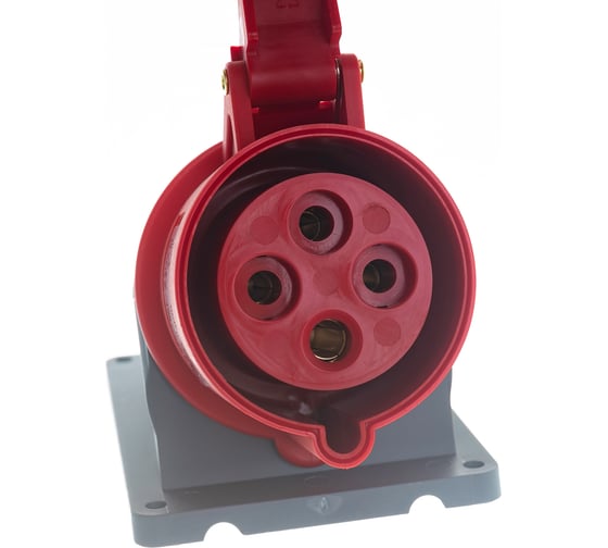 Стационарная розетка IEK MAGNUM ССИ-124 32А 3Р+РЕ 38 IP44 PSN12-032-4 6842348