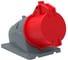 Стационарная розетка IEK MAGNUM ССИ-124 32А 3Р+РЕ 38 IP44 PSN12-032-4 6842348 1