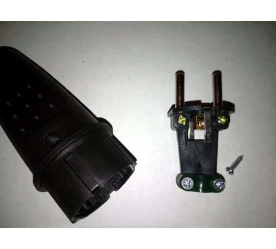 Прямая однофазная вилка, каучук UNIVersal 602227 - выгодная цена ...