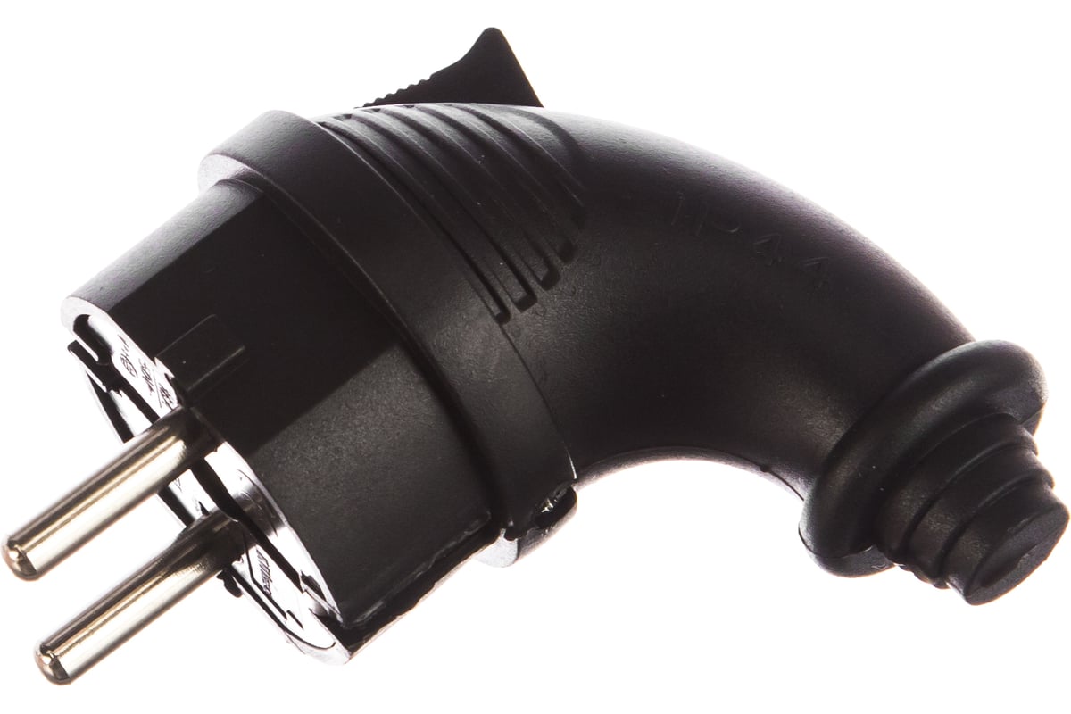 Угловая однофазная вилка, каучук UNIVersal 1241 - выгодная цена, отзывы ...