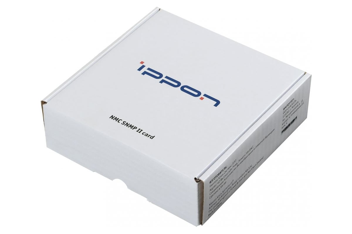 Модуль IPPON NMC SNMP II card для Innova G2/RT II/Smart Winner II 1022865 -  выгодная цена, отзывы, характеристики, фото - купить в Москве и РФ