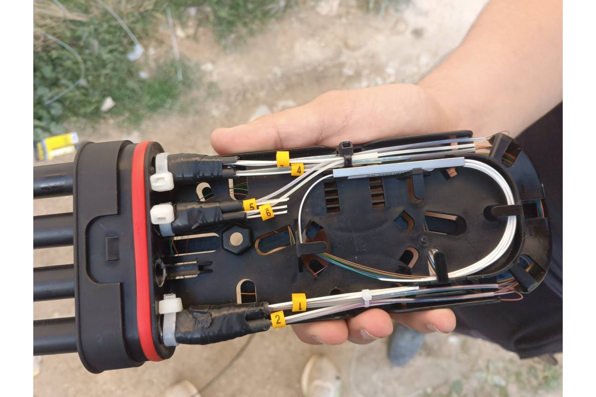 Универсальная ремонтно-разветвительная муфта KSC LIGHT PON МУРР до 12 ...