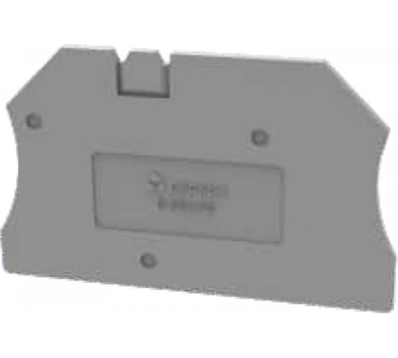 Концевая пластина DEGSON для DC4-TG, DC4-MT, серая 100 шт D-DC4-TG-01P-11-00Z(H) 1