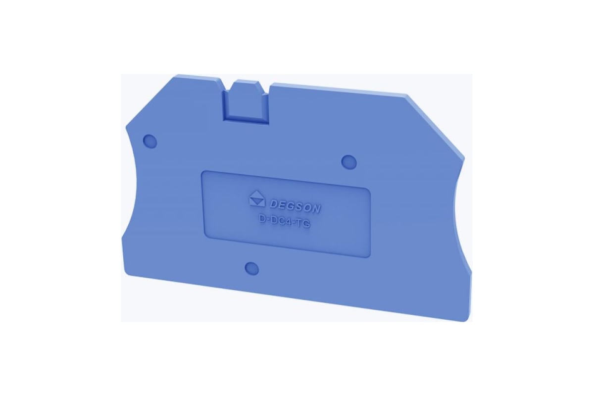 Концевая пластина DEGSON для DC4-TG, DC4-MT синяя 100 шт D-DC4-TG-01P ...