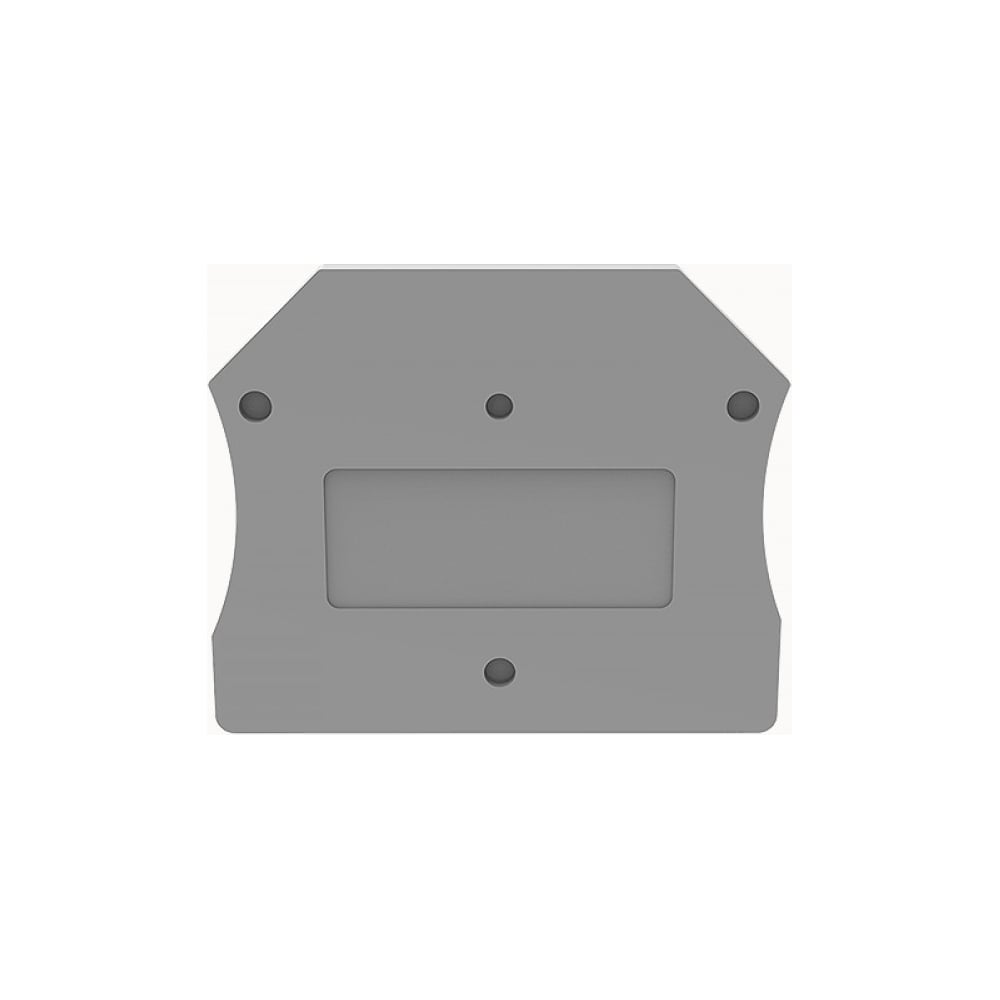 Концевая пластина DEGSON для DC6, DC10, серая 100 шт D-DC6-01P-11-00Z(H ...