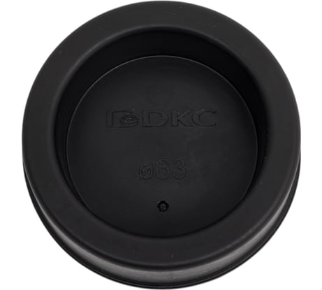 Заглушка для двустенных труб DKC наружная, полипропилен, диаметр 63 023063
