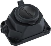 Колодка удлинителя TOKOV ELECTRIC 1-м 16а с заземл. каучук TKE-C05-KK1-Z
