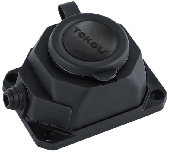 Колодка удлинителя TOKOV ELECTRIC 1-м 16а с заземл. каучук TKE-C05-KK1-Z