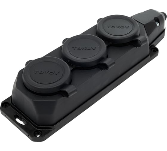 Колодка удлинителя TOKOV ELECTRIC 3-м 16а с заземл. каучук TKE-C05-KK3-Z