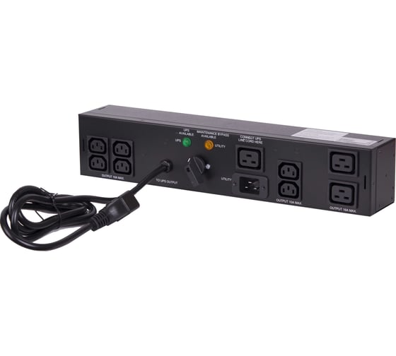 Байпас Gigalink на iec c19 2 + iec c13 6, для модели gl-ups-ol03-1-1 GL-UPS-OL-RPDU-216 1