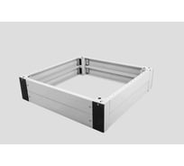 Цоколь к шкафу EMS 100x1000x800 мм ВхШхГ ELBOX цвет: серый EMS-S-1000.800.100