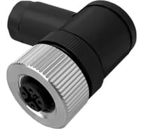 Соединитель клеммный, Розетка, Угловой с клеммником, Пластик 5-PINIP67 60 AC/DC ТЕКО CS S255R-05 (PG9) 07-00034330