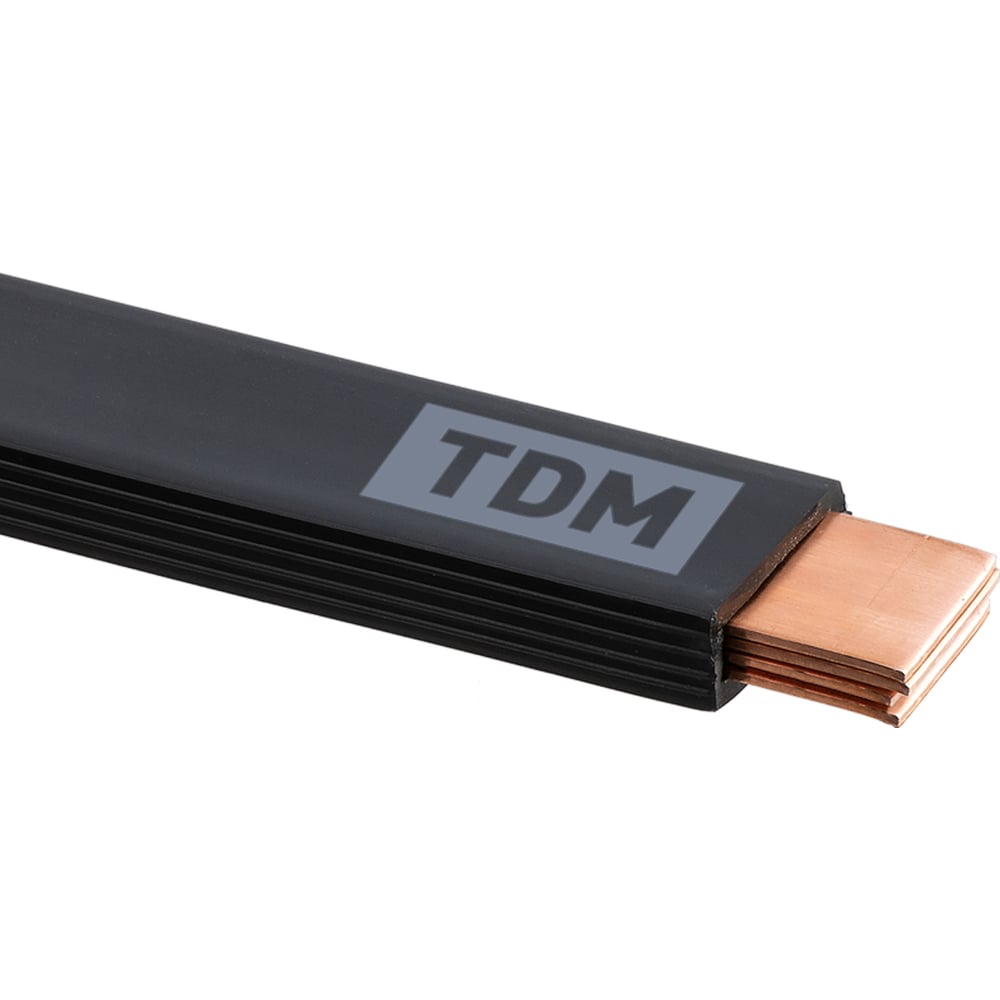 Медная гибкая изолированная шина TDM ШМГ 4х(20x1), 2м, SQ0841-0013 ...