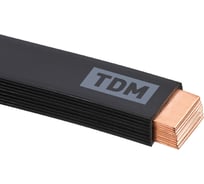 Медная гибкая изолированная шина TDM ELECTRIC ШМГ 10х(50x1), 2м, SQ0841-0017