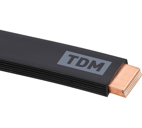 Медная гибкая изолированная шина TDM ELECTRIC ШМГ 5х(20x1), 2м, SQ0841-0015 1