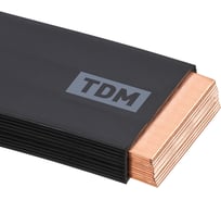 Медная гибкая изолированная шина TDM ELECTRIC ШМГ 12х(120x1), 2м, SQ0841-0022