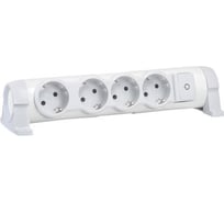 Удлинитель Legrand 4x2К+З без кабеля, Комфорт 694629