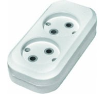 Колодка для удлинителя РемоКолор 2 розетки, 10а, б/з, (шт.) 89-0-002