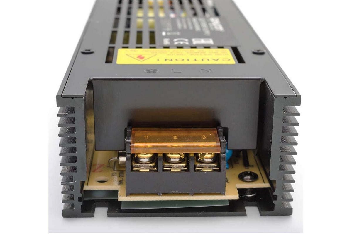 Блок питания Apeyron слим 12В, 240Вт, IP20, 20А, черный, 227х53,5х39 мм ...