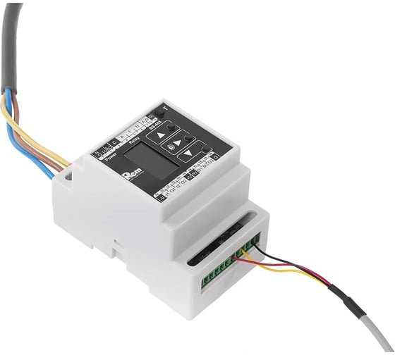 Цифровой модуль управления микроклиматом Rem R-MCx-DMTH, 0,13x0,1x0,1 мм ВхШхГ, на DIN-рейку, для шкафов, 230V, серый, с ЖК-дисплеем R-MC2-DMTH