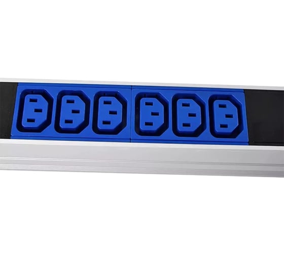 Блок силовых розеток Rem -32, вертикальный, неуправляемый, IEC 60320 С13, IEC 60320 С19x28, Shuko х 10, вход IEC 309, шнур 3 м, 1 863мм, однофазный 32А, автомат + индикатор, алюминий R-32-10S-24C13-4C19-A-I-1820-3-2P