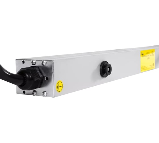 Блок силовых розеток Rem -32, вертикальный, неуправляемый, IEC 60320 С13, IEC 60320 С19x28, Shuko х 10, вход IEC 309, шнур 3 м, 1 863мм, однофазный 32А, автомат + индикатор, алюминий R-32-10S-24C13-4C19-A-I-1820-3-2P