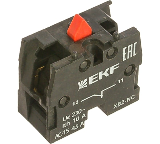 Дополнительный контакт EKF XB-2 NC красный 100 шт pbn-xb-2-nc 1