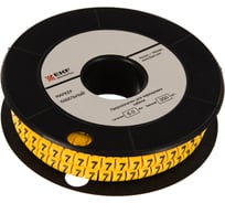 Кабельный маркер EKF 6.0кв.мм 7, 500ед, ЕС-3, 350 plc-KM-6-7