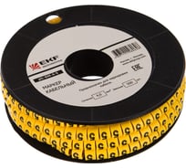 Кабельный маркер EKF 4.0кв.мм 5, 500ед, ЕС-2, 500 шт plc-KM-4-5