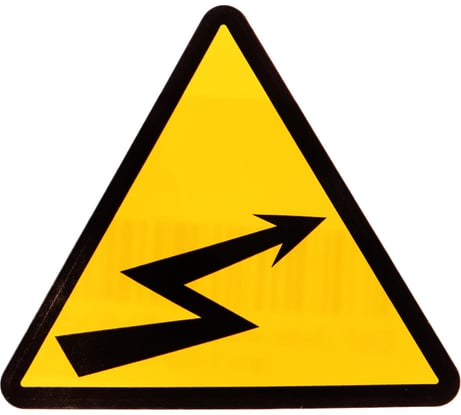 Знак молния EKF 50x50x50 мм 110 шт PROxima an-1-03