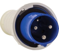 Кабельная вилка EKF 63А 2Р+Е IP44 переносная 220В 033 ps-033-63-220 9764803