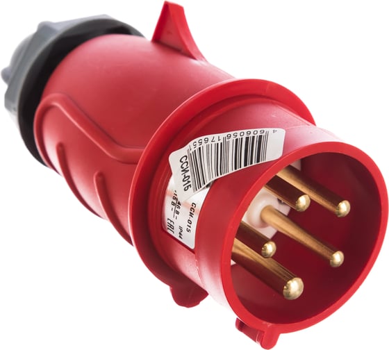 Переносная вилка IEK MAGNUM ССИ-015 16А 3Р+РЕ+N 380В IP44 4720399