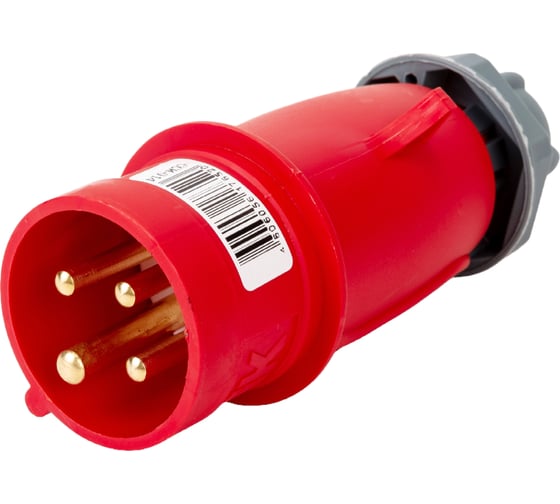 Переносная вилка IEK ССИ-014 MAGNUM 16А 3Р+РЕ 380В IP44 9976257
