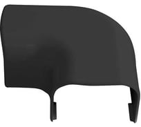 Поворот на 90 градусов Рувинил для РКК 74x55 черный уп 4 шт ПВР-74Х55-Ч