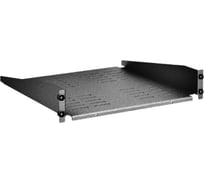 Полка DKC 2u консольная, глубина 250мм, для 19" it-корпусов, ral9005 R5RFIT250B