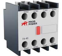 Блок вспомогательных контактов для контактора серии jlc1-d Prompower фронтального монтажа f4-31 3но+1нз F431